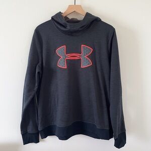 Under Armour ColdGear Charcoal Fleece Loose Fit Hoodie